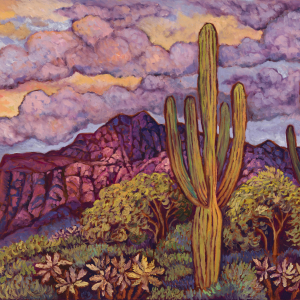 Glowing Superstitions, original oil painting by Maia Leisz
