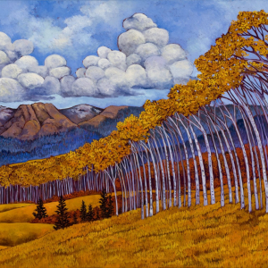 Leaning Aspen