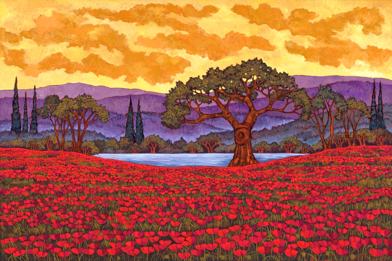 Red Poppies, Provence