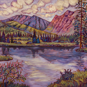 Reflective Majesty, original oil painting by Maia Leisz