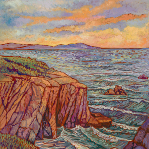 Cliffs of Serenity — original oil painting by Maia Leisz