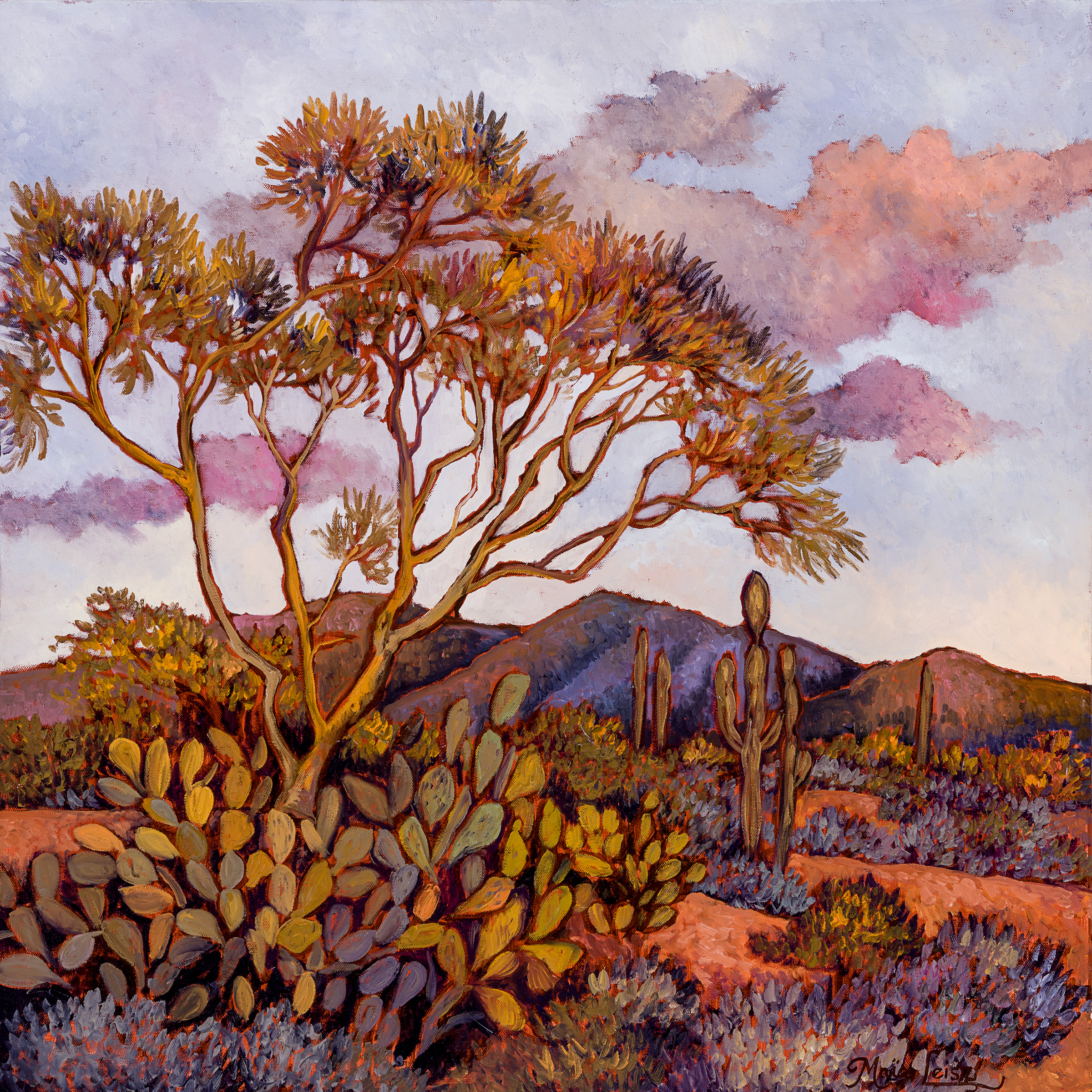 Desert Song — original oil painting by Maia Leisz