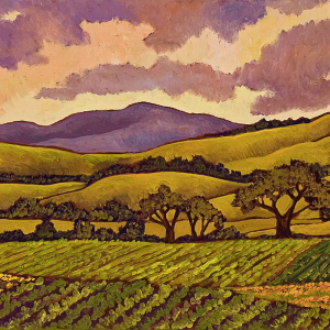 Napa Valley — original oil painting by Maia Leisz