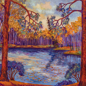 Autumnal Rhapsody — original oil painting by Maia Leisz