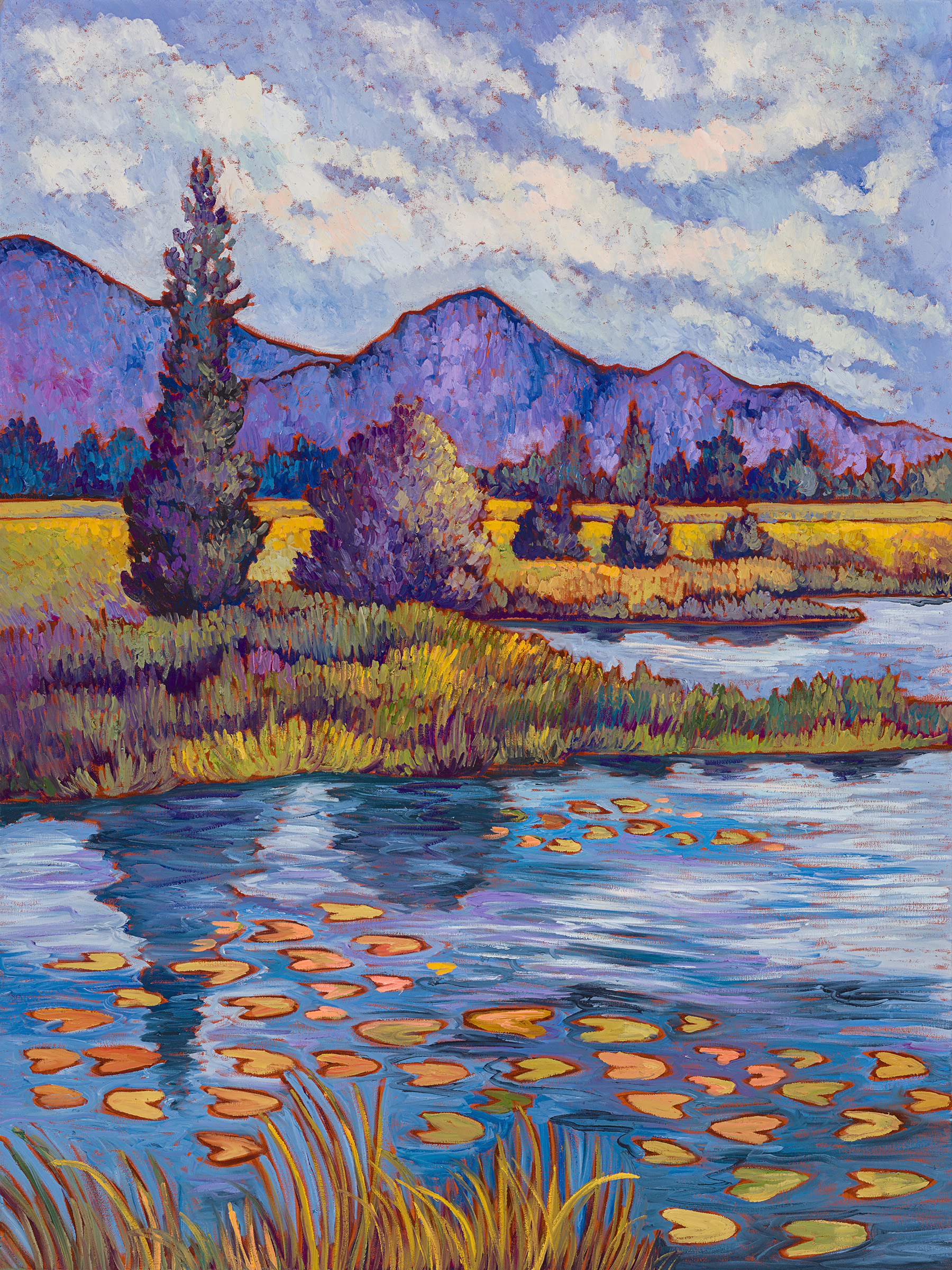 Afternoon in Hope, original oil painting by Maia Leisz
