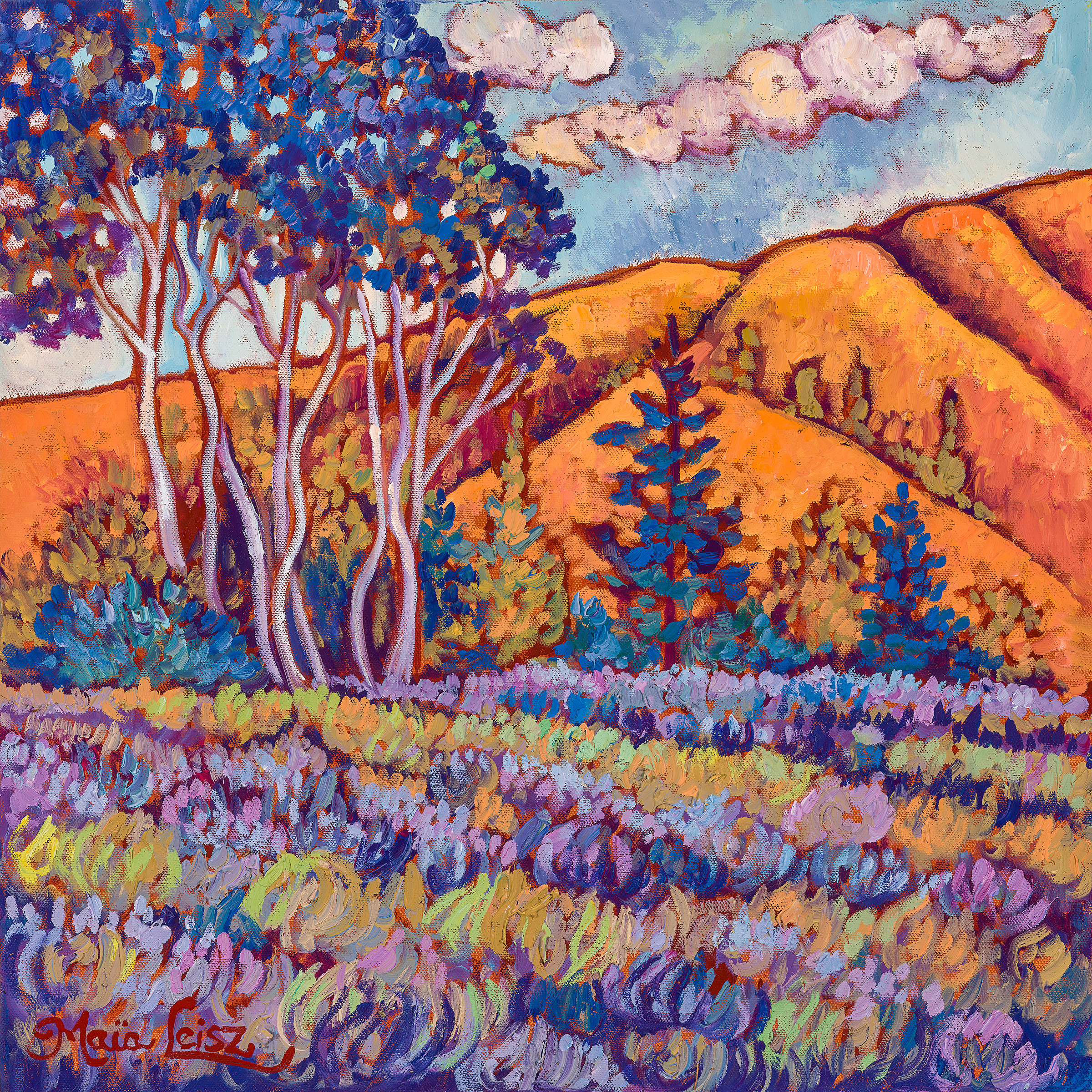 Early Light, original oil painting by Maia Leisz