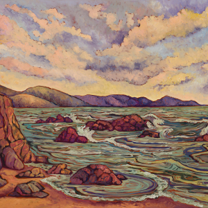 California Reverie, original oil painting by Maia Leisz