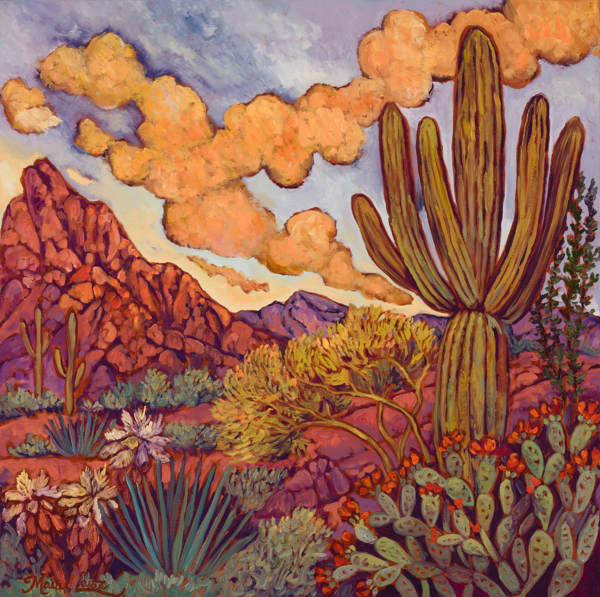 Amber Saguaro by Maia Leisz