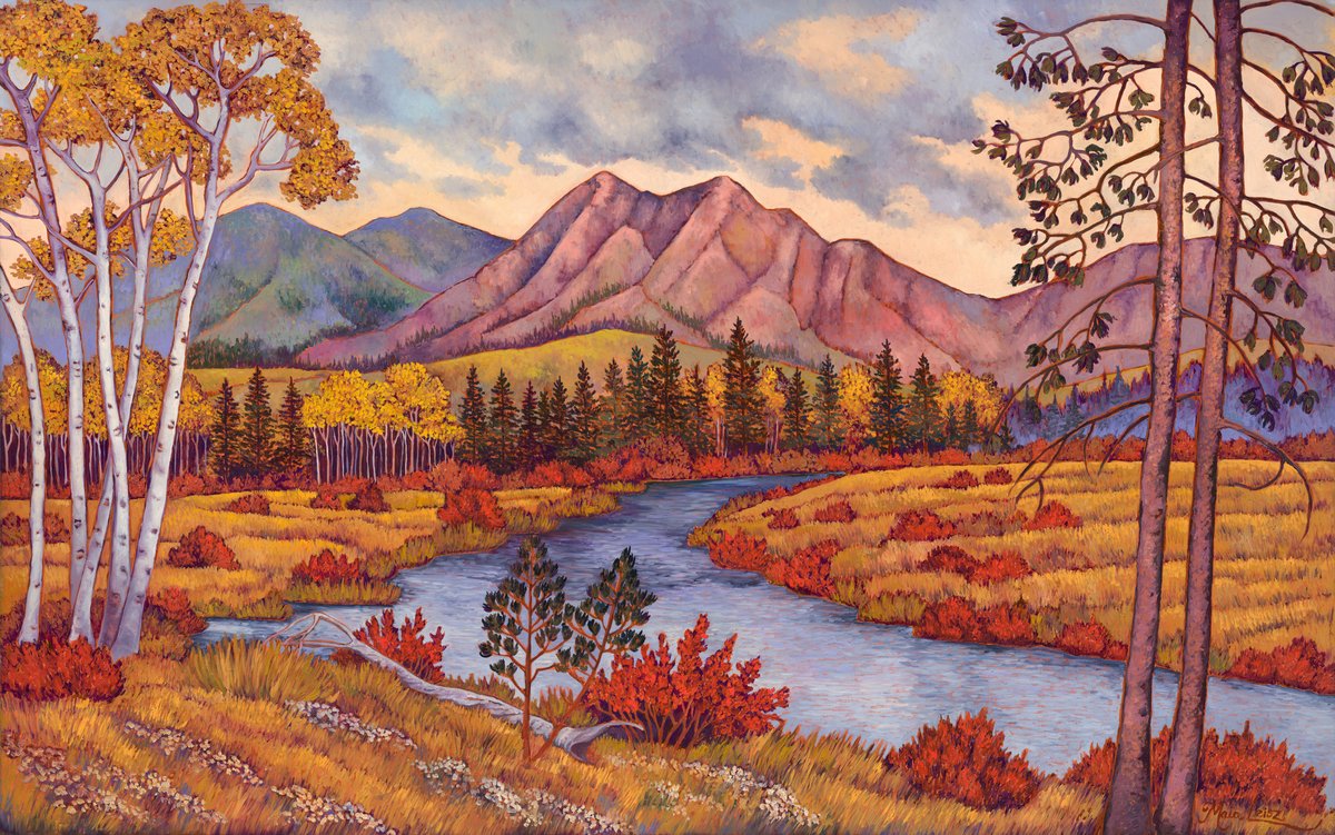 Autumn in the Bitterroots by Maia Leisz