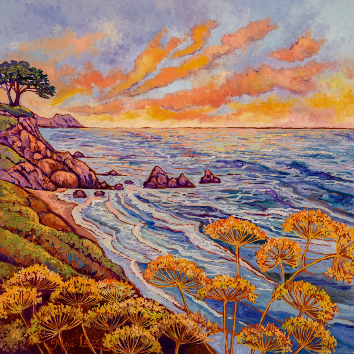 Coastal Flora by Maia Leisz