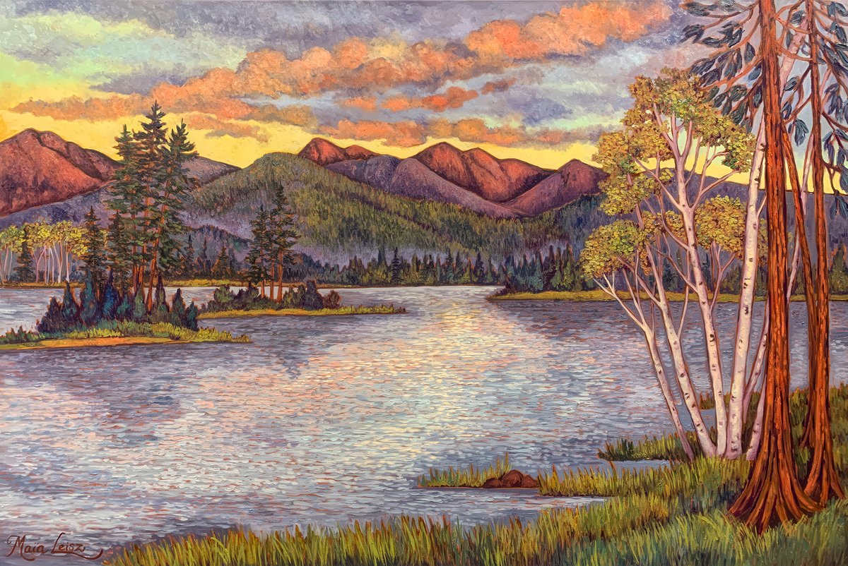Evening on the Lake by Maia Leisz
