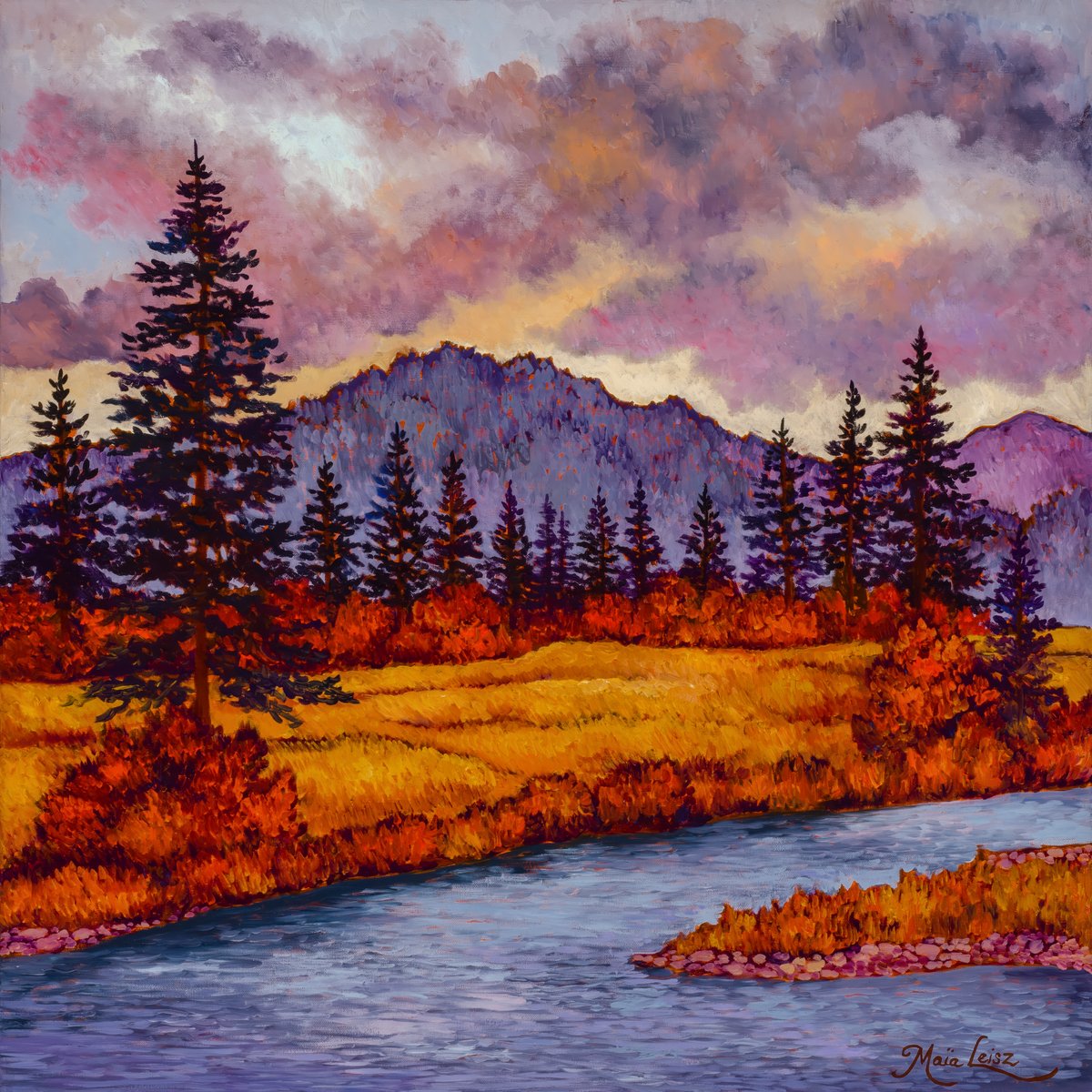 Fall in the Yaak by Maia Leisz