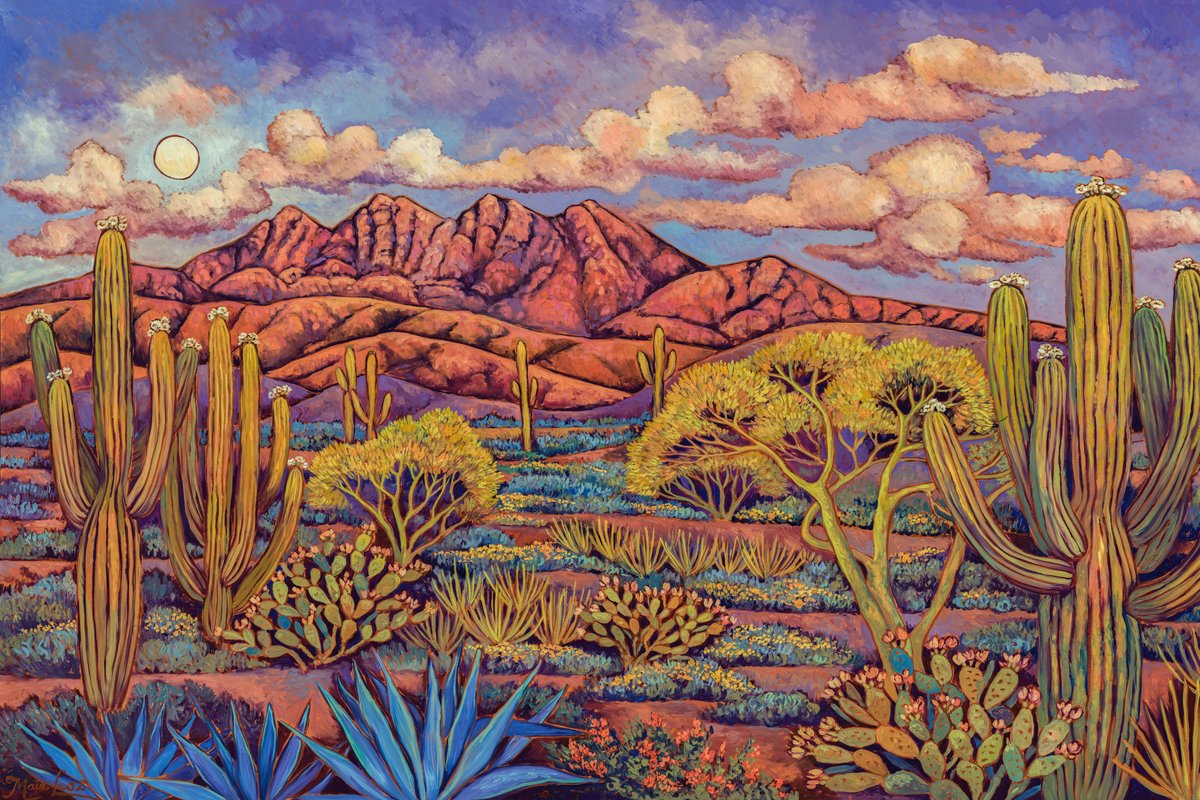 Four Peaks Crepuscule by Maia Leisz