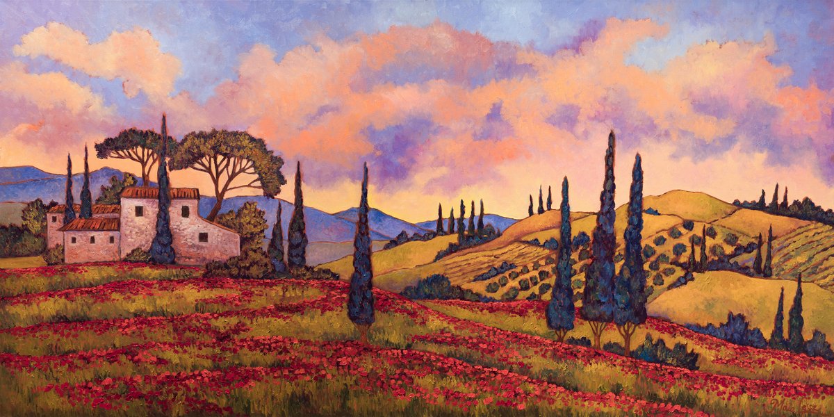 Villa Toscana, Sunset by Maia Leisz